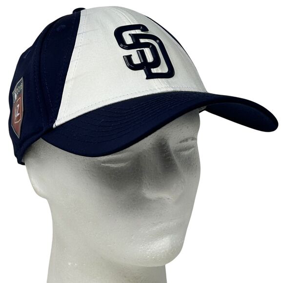 San Diego Padres Spring Training Baseball Hat Cap New Era Blue Flex Fitted M-L - Picture 1 of 12